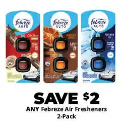 Advance Auto Parts Febreze air fresheners offer