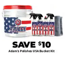 Advance Auto Parts Adam's Polishes USA Bucket Kit offer