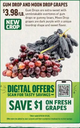 Gum Drop And Moon Drop Grapes