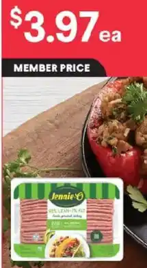 Raley's Jennie-O 93% Lean Ground Turkey offer