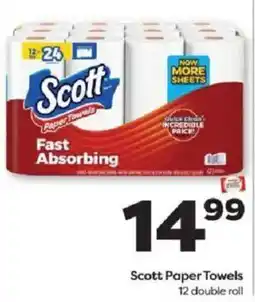 Weis Markets Scott paper towels offer