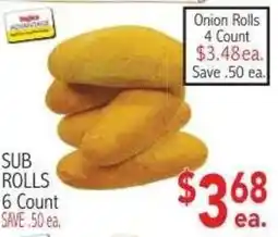 Ingles Markets Onion Rolls offer