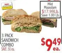 Ingles Markets 3 pack sandwich combo offer