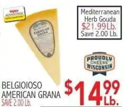 Ingles Markets Belgioioso American Grana offer