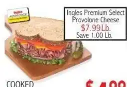 Ingles Markets Ingles Premium Select Provolone Cheese offer