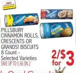 Ingles Markets Pillsbury cinnamon rolls, crescents or grands! biscuits offer