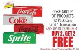 Ingles Markets Coke Group of Products offer