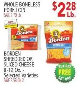 Ingles Markets Borden shredded or sliced cheese offer