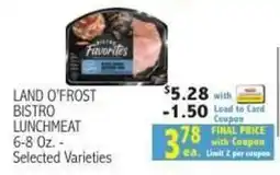 Ingles Markets Land O'Frost Bistro Lunchmeat offer