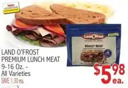 Ingles Markets Land o frost premium lunch meat offer