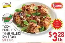 Ingles Markets Tyson boneless thigh fillets offer