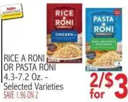 Ingles Markets Rice A Roni or Pasta Roni offer