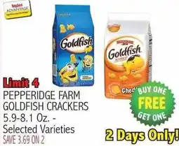 Ingles Markets Pepperidge Farm Goldfish Crackers offer