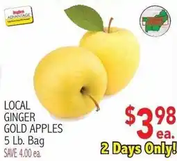 Ingles Markets Local ginger gold apples offer