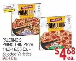Ingles Markets Palermo's primo thin pizza offer