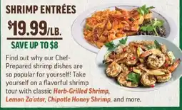 Central Market Shrimp Entrées offer