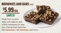 Central Market Brownies and bars offer