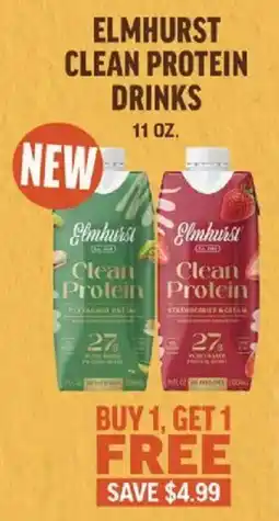 Central Market Elmhurst clean protein drinks offer