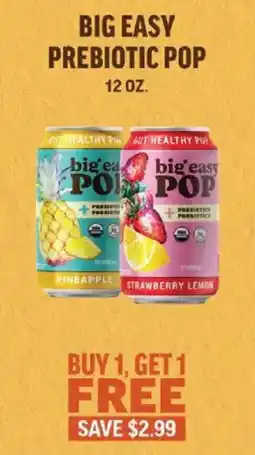 Central Market Big easy pop offer