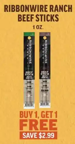 Central Market Ribbonwire ranch beef sticks offer