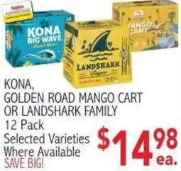Ingles Markets Kona, Golden Road Mango Cart or Landshark Family offer
