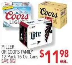 Ingles Markets Miller or Coors Family offer