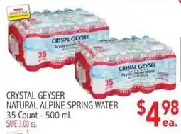 Ingles Markets Crystal Geyser natural alpine spring water offer