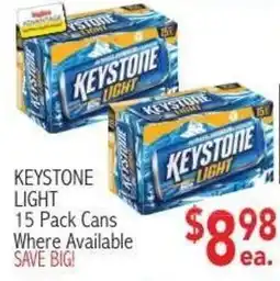 Ingles Markets Keystone Light offer