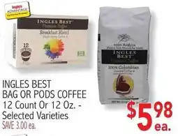 Ingles Markets Ingles best bag or pods coffee offer