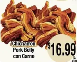 Big Saver Foods Chicharron Pork Belly con Carne offer