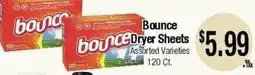 Big Saver Foods Bounce Dryer Sheets offer