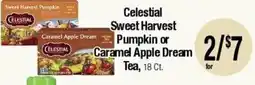 Big Saver Foods Celestial sweet harvest pumpkin or caramel apple dream tea offer