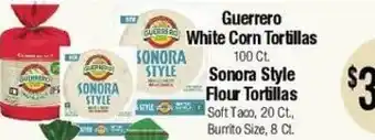 Big Saver Foods Guerrero White Corn Tortillas offer