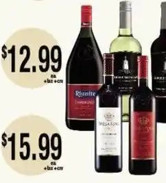 Big Saver Foods Riunite Cabernet Sauvignon offer