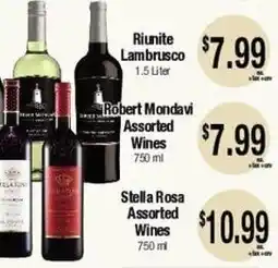 Big Saver Foods Robert Mondavi Assorted Wines offer