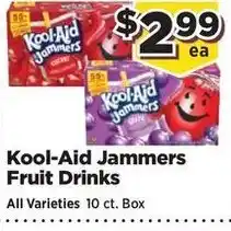 Food Town Kool-Aid Jammers Fruit Drinks offer