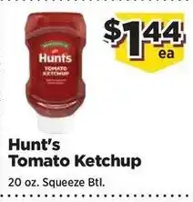 Food Town Hunt's Tomato Ketchup offer