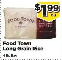 Food Town Food Town Long Grain Rice offer