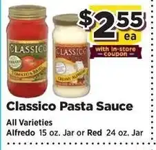 Food Town Classico Pasta Sauce offer