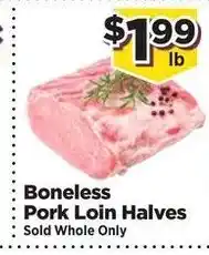 Food Town Boneless Pork Loin Halves offer