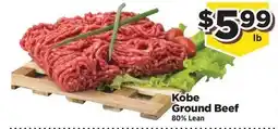 Food Town Kobe Ground Beef offer