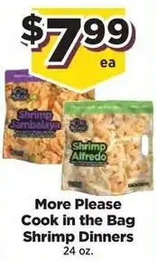 Food Town More Please Cook in the Bag Shrimp Dinners offer