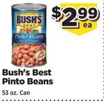 Food Town Bush's Best Pinto Beans offer