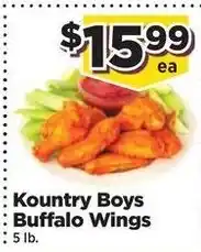 Food Town Kountry Boys Buffalo Wings offer