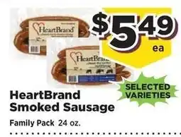 Food Town HeartBrand Smoked Sausage offer