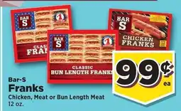 Food Town Bar-S Franks offer