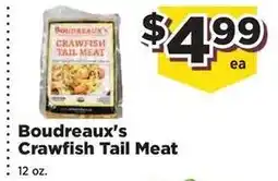 Food Town Boudreaux's Crawfish Tail Meat offer