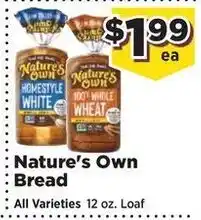 Food Town Nature's Own Bread offer