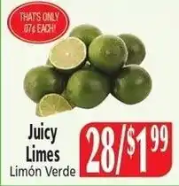 Food City Juicy Limes offer