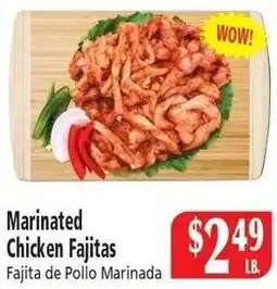 Food City Marinated Chicken Fajitas offer